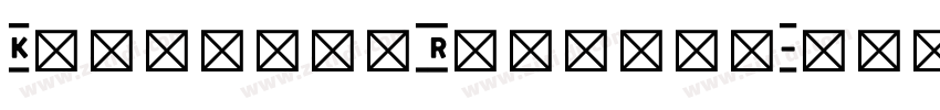 Katarine Regular字体转换